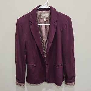Burgundy Blazer